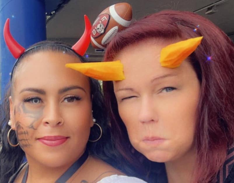 Simone und Rebecca